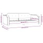 vidaXL Tagesbett Hellgrau 90x200 cm Stoff vidaXL Tagesbett Hellgrau 90x200 cm Stoff
