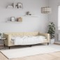 vidaXL Tagesbett Creme 80x200 cm Stoff vidaXL Tagesbett Creme 80x200 cm Stoff