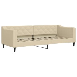 vidaXL Tagesbett Creme 80x200 cm Stoff