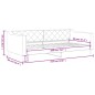 vidaXL Tagesbett Creme 80x200 cm Stoff vidaXL Tagesbett Creme 80x200 cm Stoff