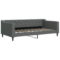 vidaXL Tagesbett Dunkelgrau 90x190 cm Stoff