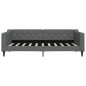vidaXL Tagesbett Dunkelgrau 90x190 cm Stoff vidaXL Tagesbett Dunkelgrau 90x190 cm Stoff