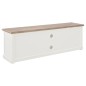 vidaXL TV-Schrank Weiß 110x30x40 cm Holzwerkstoff vidaXL TV-Schrank Weiß 110x30x40 cm Holzwerkstoff