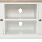 vidaXL TV-Schrank Weiß 110x30x40 cm Holzwerkstoff vidaXL TV-Schrank Weiß 110x30x40 cm Holzwerkstoff