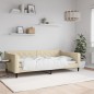 vidaXL Tagesbett Creme 100x200 cm Stoff vidaXL Tagesbett Creme 100x200 cm Stoff