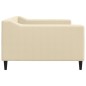 vidaXL Tagesbett Creme 100x200 cm Stoff vidaXL Tagesbett Creme 100x200 cm Stoff