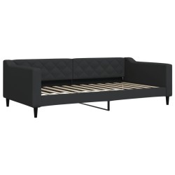 vidaXL Tagesbett Schwarz 100x200 cm Stoff