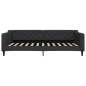 vidaXL Tagesbett Schwarz 100x200 cm Stoff vidaXL Tagesbett Schwarz 100x200 cm Stoff