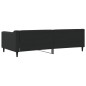 vidaXL Tagesbett Schwarz 100x200 cm Stoff vidaXL Tagesbett Schwarz 100x200 cm Stoff