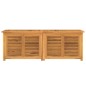 vidaXL Gartenbox mit Beutel 150x50x53 cm Massivholz Teak vidaXL Gartenbox mit Beutel 150x50x53 cm Massivholz Teak