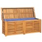 vidaXL Gartenbox mit Beutel 150x50x53 cm Massivholz Teak vidaXL Gartenbox mit Beutel 150x50x53 cm Massivholz Teak