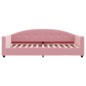 vidaXL Tagesbett Rosa 90x200 cm Samt vidaXL Tagesbett Rosa 90x200 cm Samt