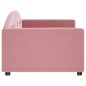 vidaXL Tagesbett Rosa 90x200 cm Samt vidaXL Tagesbett Rosa 90x200 cm Samt