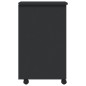 vidaXL Rollschrank mit Schubladen MOSS Grau Massivholz Kiefer vidaXL Rollschrank mit Schubladen MOSS Grau Massivholz Kiefer