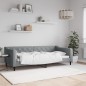 vidaXL Tagesbett Hellgrau 90x200 cm Stoff vidaXL Tagesbett Hellgrau 90x200 cm Stoff