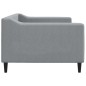 vidaXL Tagesbett Hellgrau 90x200 cm Stoff vidaXL Tagesbett Hellgrau 90x200 cm Stoff