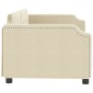 vidaXL Tagesbett Creme 80x200 cm Stoff vidaXL Tagesbett Creme 80x200 cm Stoff