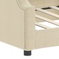vidaXL Tagesbett Creme 80x200 cm Stoff vidaXL Tagesbett Creme 80x200 cm Stoff