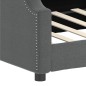 vidaXL Tagesbett Dunkelgrau 90x190 cm Stoff vidaXL Tagesbett Dunkelgrau 90x190 cm Stoff