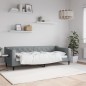 vidaXL Tagesbett Hellgrau 80x200 cm Stoff vidaXL Tagesbett Hellgrau 80x200 cm Stoff