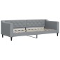vidaXL Tagesbett Hellgrau 80x200 cm Stoff vidaXL Tagesbett Hellgrau 80x200 cm Stoff