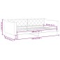 vidaXL Tagesbett Hellgrau 80x200 cm Stoff vidaXL Tagesbett Hellgrau 80x200 cm Stoff