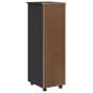 vidaXL Rollschrank mit Schubladen MOSS Grau Massivholz Kiefer vidaXL Rollschrank mit Schubladen MOSS Grau Massivholz Kiefer