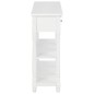 vidaXL Konsolentisch Weiß 110x30x76cm Holzwerkstoff vidaXL Konsolentisch Weiß 110x30x76cm Holzwerkstoff