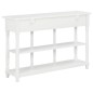 vidaXL Konsolentisch Weiß 110x30x76cm Holzwerkstoff vidaXL Konsolentisch Weiß 110x30x76cm Holzwerkstoff