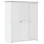 vidaXL Kleiderschrank BODO Weiß 146x53,5x173 cm Massivholz Kiefer vidaXL Kleiderschrank BODO Weiß 146x53,5x173 cm Massivholz Kiefer