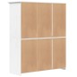 vidaXL Kleiderschrank BODO Weiß 146x53,5x173 cm Massivholz Kiefer vidaXL Kleiderschrank BODO Weiß 146x53,5x173 cm Massivholz Kiefer