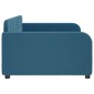 vidaXL Tagesbett Blau 100x200 cm Samt vidaXL Tagesbett Blau 100x200 cm Samt