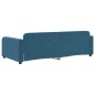 vidaXL Tagesbett Blau 100x200 cm Samt vidaXL Tagesbett Blau 100x200 cm Samt