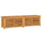 vidaXL Gartenbox mit Beutel 200x50x53 cm Massivholz Teak vidaXL Gartenbox mit Beutel 200x50x53 cm Massivholz Teak