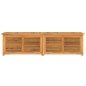 vidaXL Gartenbox mit Beutel 200x50x53 cm Massivholz Teak vidaXL Gartenbox mit Beutel 200x50x53 cm Massivholz Teak