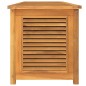 vidaXL Gartenbox mit Beutel 200x50x53 cm Massivholz Teak vidaXL Gartenbox mit Beutel 200x50x53 cm Massivholz Teak