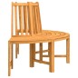 vidaXL Baumbank Halbrund Ø160 cm Massivholz Teak vidaXL Baumbank Halbrund Ø160 cm Massivholz Teak