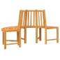 vidaXL Baumbank Halbrund Ø160 cm Massivholz Teak vidaXL Baumbank Halbrund Ø160 cm Massivholz Teak
