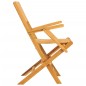 vidaXL Gartenstühle 2 Stk. Klappbar 55x61x90 cm Massivholz Teak vidaXL Gartenstühle 2 Stk. Klappbar 55x61x90 cm Massivholz Teak