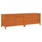 vidaXL Gartentruhe Braun 198,5x50x56,5 cm Massivholz Tanne vidaXL Gartentruhe Braun 198,5x50x56,5 cm Massivholz Tanne