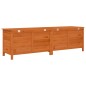 vidaXL Gartentruhe Braun 198,5x50x56,5 cm Massivholz Tanne vidaXL Gartentruhe Braun 198,5x50x56,5 cm Massivholz Tanne