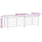 vidaXL Gartentruhe Braun 198,5x50x56,5 cm Massivholz Tanne vidaXL Gartentruhe Braun 198,5x50x56,5 cm Massivholz Tanne