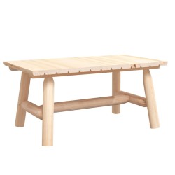 vidaXL Couchtisch 90x50x41 cm Massivholz Fichte 