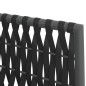 vidaXL Gartenstühle mit Kissen 2 Stk. Schwarz 54x61x83 cm Poly Rattan vidaXL Gartenstühle mit Kissen 2 Stk. Schwarz 54x61x83 cm Poly Rattan