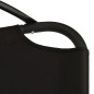 vidaXL Garten-Hängestuhl mit Kissen Schwarze Oxford-Gewebe und Stahl vidaXL Garten-Hängestuhl mit Kissen Schwarze Oxford-Gewebe und Stahl