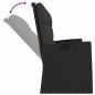 vidaXL Gartenbank mit Liegefunktion & Kissen Schwarz 173cm Poly Rattan vidaXL Gartenbank mit Liegefunktion & Kissen Schwarz 173cm Poly Rattan