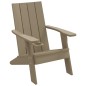 vidaXL Adirondack-Gartenstuhl Hellbraun 75x88,5x89,5 cm Polypropylen vidaXL Adirondack-Gartenstuhl Hellbraun 75x88,5x89,5 cm Polypropylen