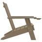 vidaXL Adirondack-Gartenstuhl Hellbraun 75x88,5x89,5 cm Polypropylen vidaXL Adirondack-Gartenstuhl Hellbraun 75x88,5x89,5 cm Polypropylen