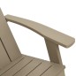 vidaXL Adirondack-Gartenstuhl Hellbraun 75x88,5x89,5 cm Polypropylen vidaXL Adirondack-Gartenstuhl Hellbraun 75x88,5x89,5 cm Polypropylen