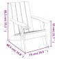 vidaXL Adirondack-Gartenstuhl Hellbraun 75x88,5x89,5 cm Polypropylen vidaXL Adirondack-Gartenstuhl Hellbraun 75x88,5x89,5 cm Polypropylen